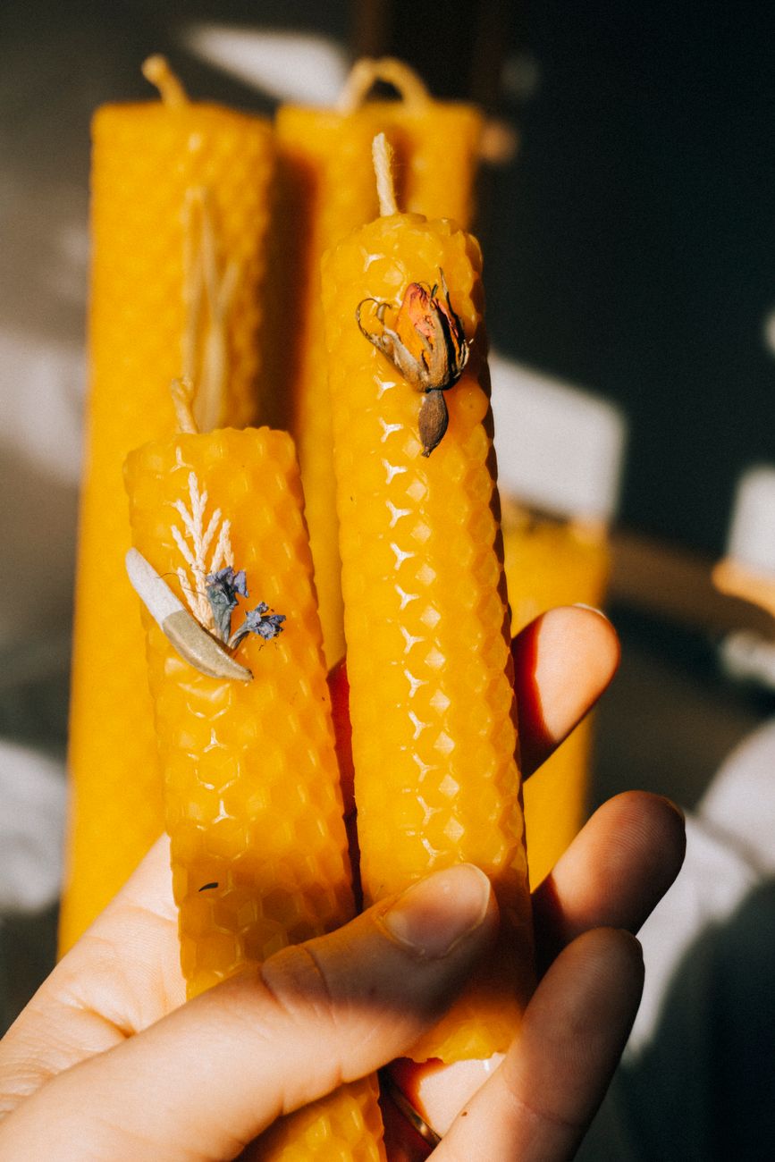 Beeswax Candle